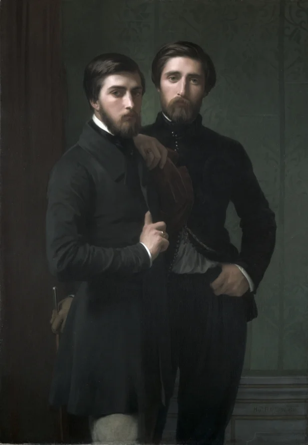 René-Charles Dassy and His Brother Jean-Baptiste-Claude-Amédé Dassy — Hippolyte Jean Flandrin (French, 1809–1864)