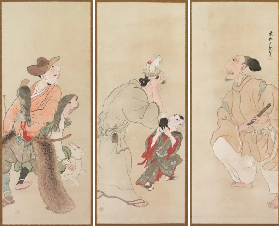 Genre Figures — Takebe Sōchō (Japanese, 1760–1814)