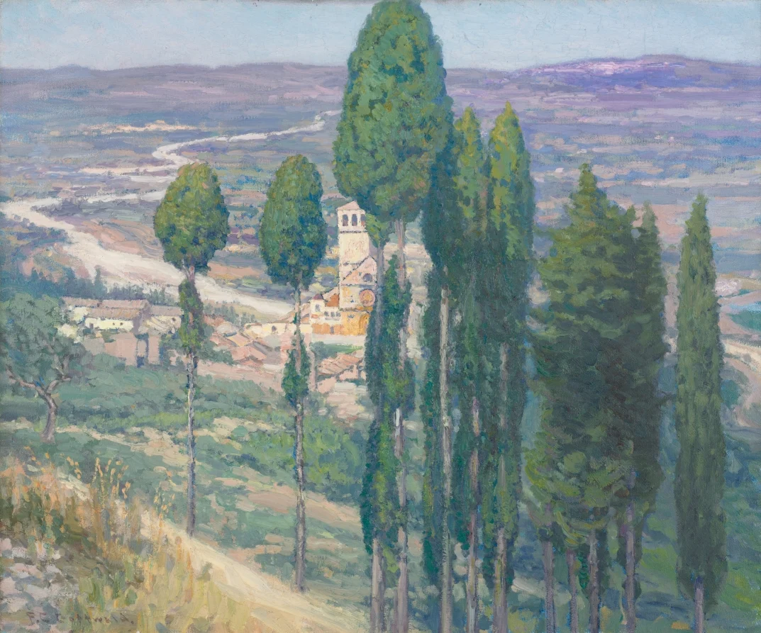 The Umbrian Valley, Italy — Frederick Gottwald (American, born Austria, 1860–1941)