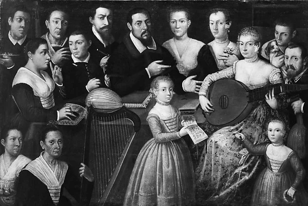 Portrait of a Family — Girolamo Forni and assistant