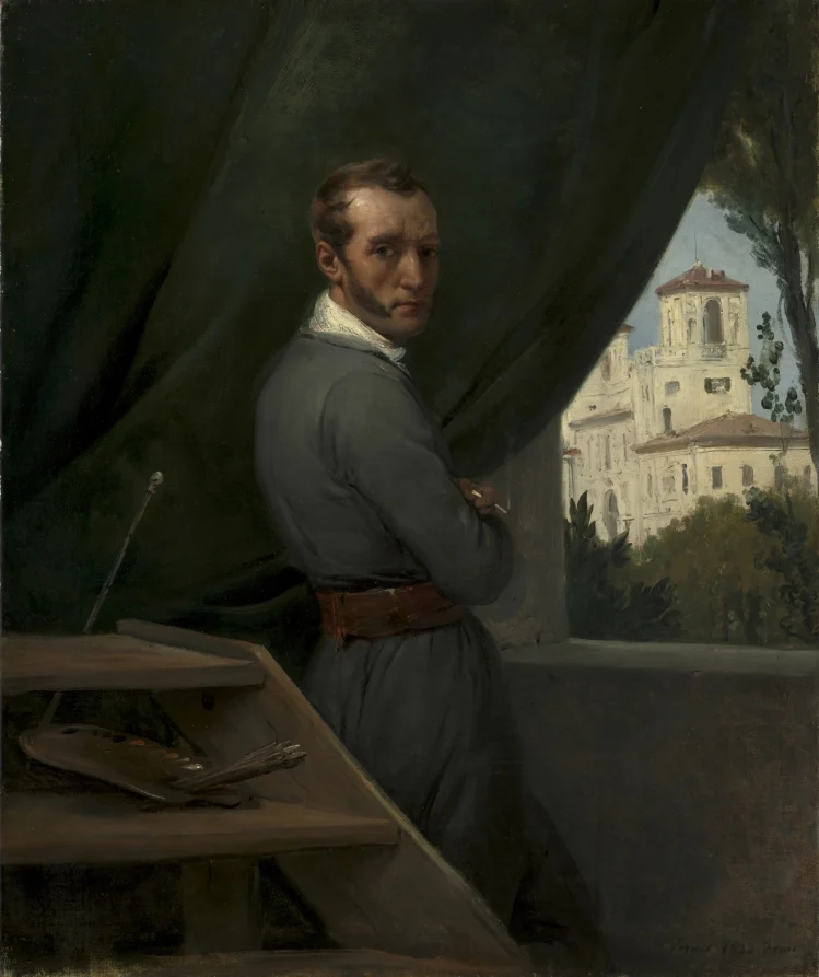 Self-Portrait in Rome