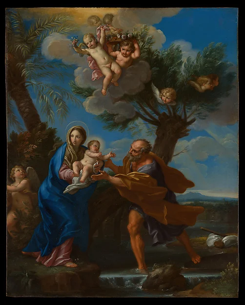 The Flight into Egypt — Carlo Maratti