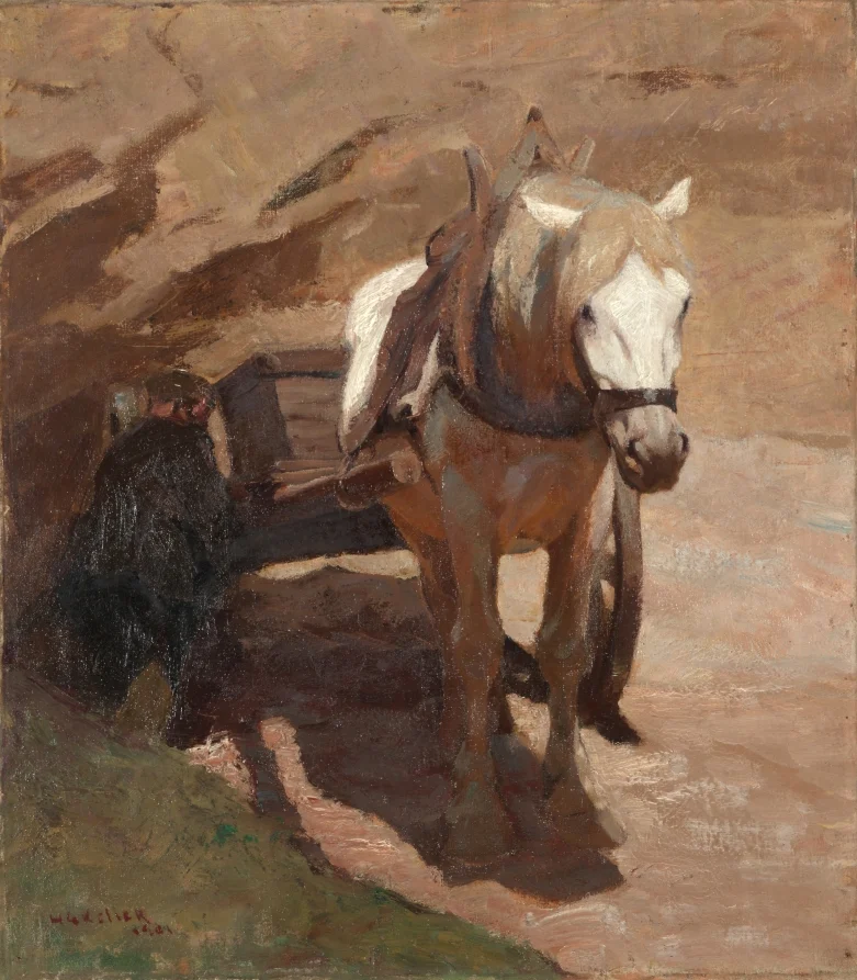 In the Sand-pit — Henry Keller (American, born Germany, 1869–1949)