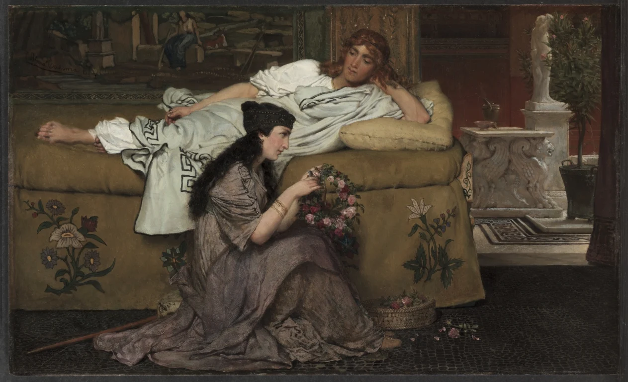 Glaucus and Nydia — Lawrence Alma-Tadema (British, 1836–1912)