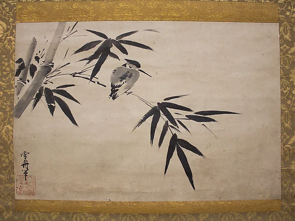 Kingfisher and Bamboo — Sesshū Tōyō 雪舟等楊