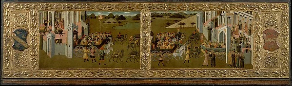 King Solomon and the Queen of Sheba — Master of Lecceto