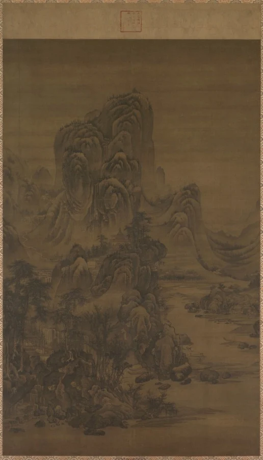 Landscape in the Style of Juran — Liu Du (Chinese, active c. 1628-after 1653)