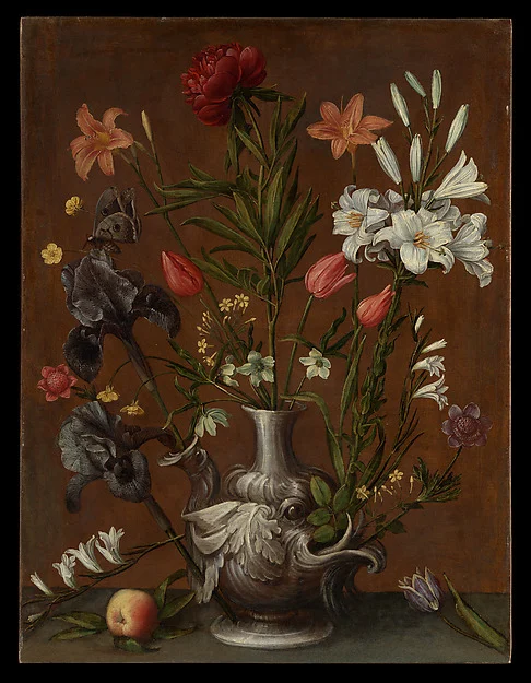 Flowers in a Grotesque Vase — Orsola Maddalena Caccia