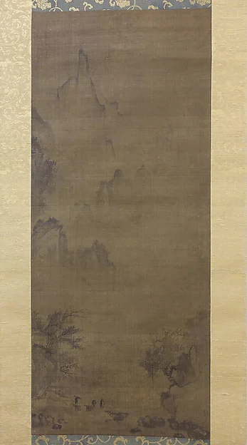 Rainy Landscape with Travelers