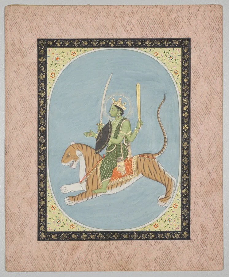 Mercury (Budha), from a Mandi Astrology Series — Sanju (Indian, active late 1700s–early 1800s)