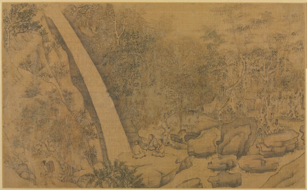 Dwelling in the Longmian ("Sleeping Dragon") Mountains — Li Gonglin (Chinese, c. 1049–1106)