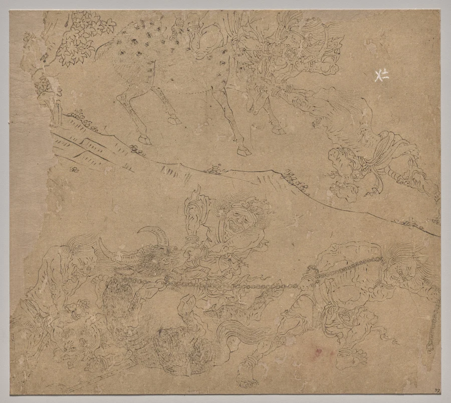 Album of Daoist and Buddhist Themes: Search the Mountain: Leaf 47