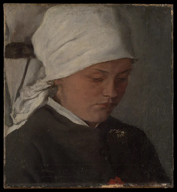 Peasant Girl with a White Headcloth