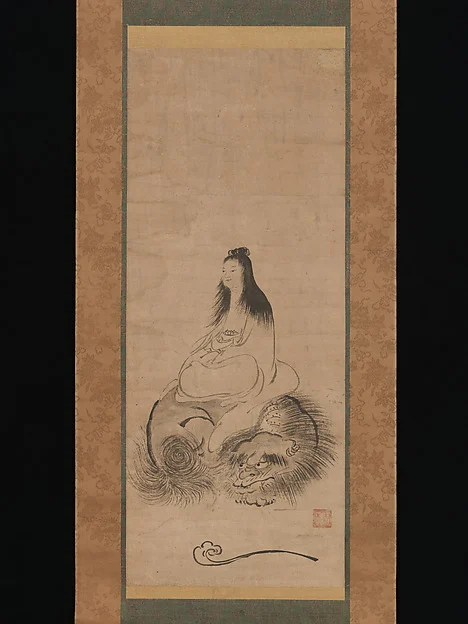 Monju on a Lion — Shūsei