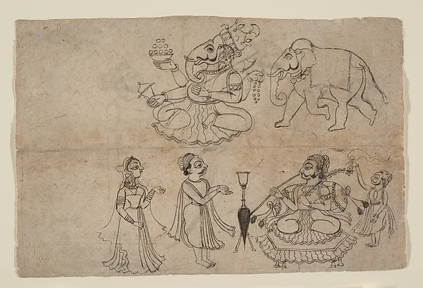Portrait of Manya Sahib Man Rup Sagarji — Manak