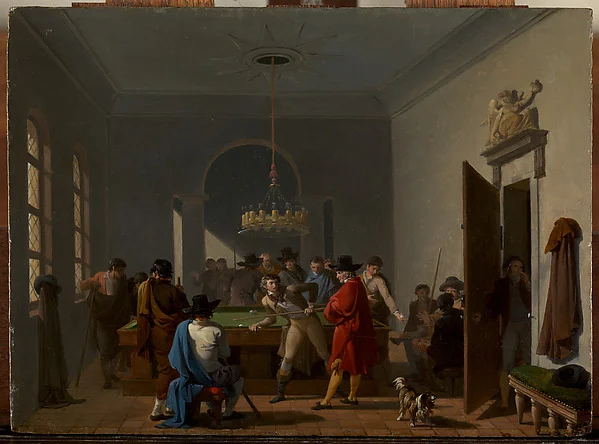 The Billiard Room — Nicolas Antoine Taunay