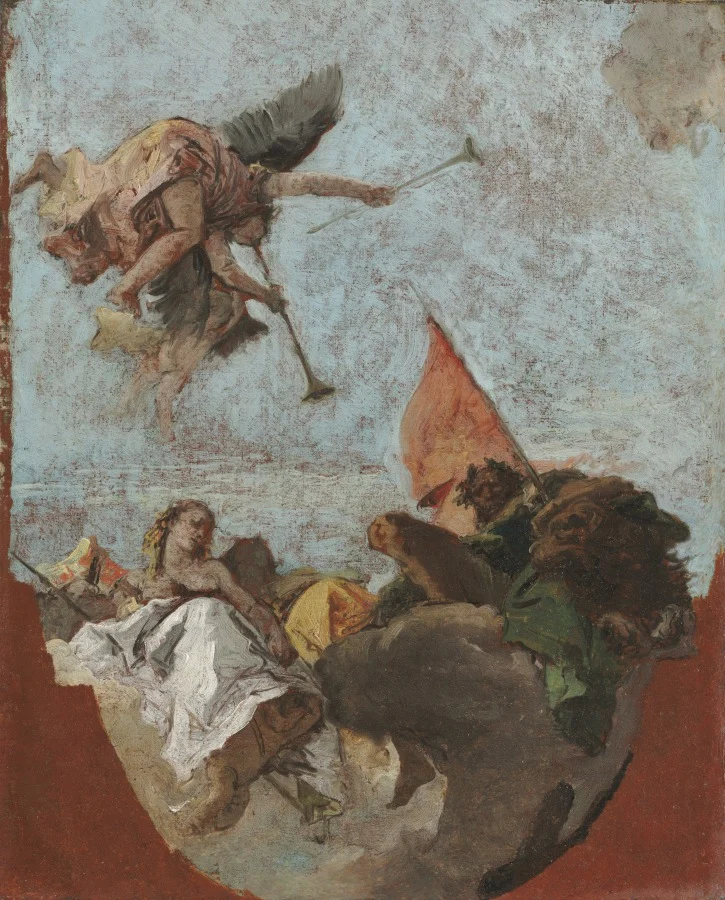 Sketch for a Ceiling — Giovanni Battista Tiepolo (Italian, 1696–1770)