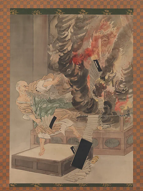 The Fury of Monk Raigō — Kobayashi Kiyochika