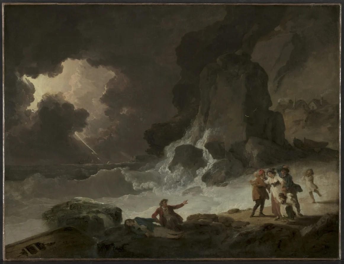 A Storm Behind the Isle of Wight