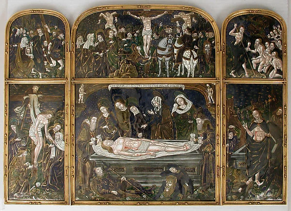Triptych with the Entombment