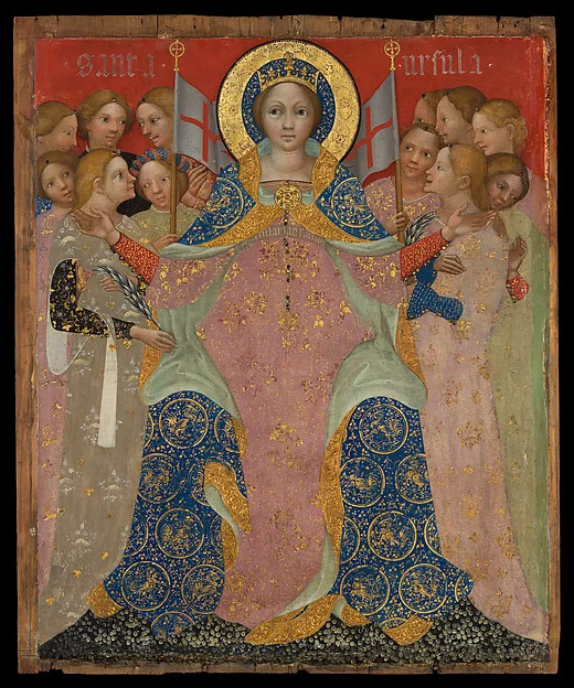 Saint Ursula and Her Maidens — Niccolò di Pietro