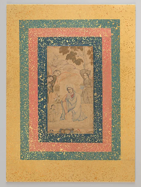 The Virgin and Child Attended by Angels — Manohar