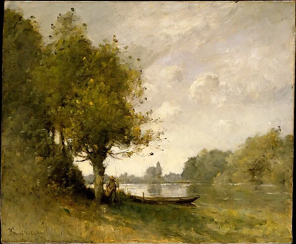 A Pond near Nangis — Paul-Désiré Trouillebert