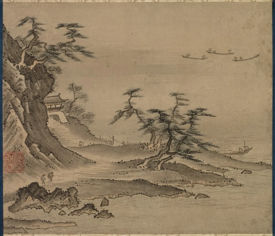 View of Xiao Xiang — Kenkō Shōkei (Japanese, active 1478–1506)
