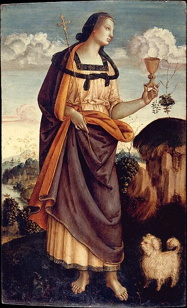 The Theological Virtues: Faith, Charity, Hope — Italian (Umbrian) Painter