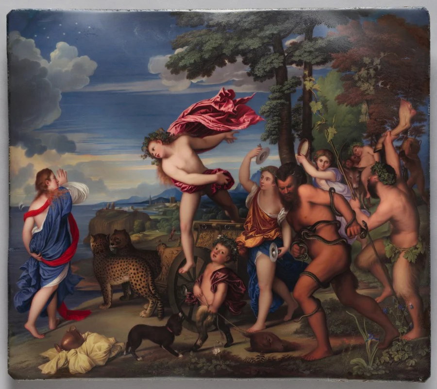 Bacchus and Ariadne — Henry Bone (British, 1755–1834)