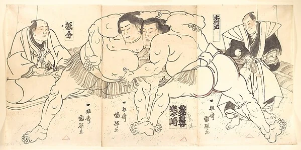 Sumo Wrestling — Utagawa Kuniteru