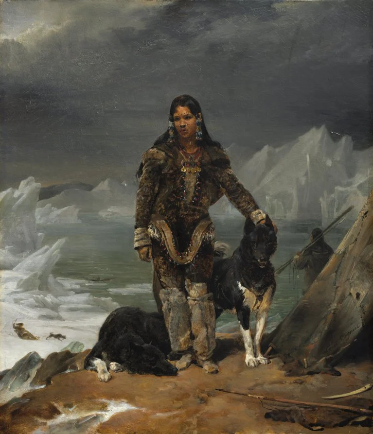 A Woman from the Arctic — Léon Cogniet (French, 1794–1880)