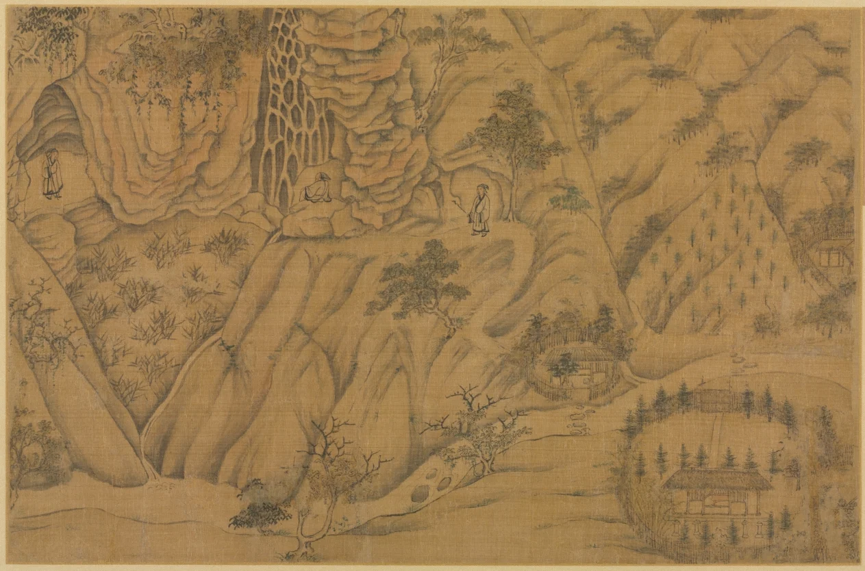 Dwelling in the Longmian ("Sleeping Dragon") Mountains — Li Gonglin (Chinese, c. 1049–1106)