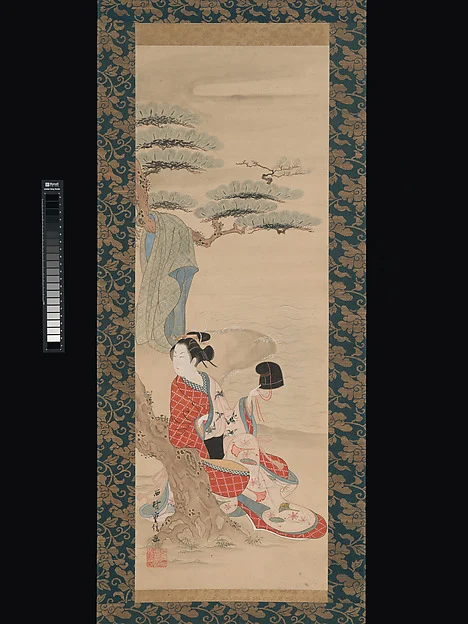 The Brine Maiden Matsukaze — Nishimura Shigenobu