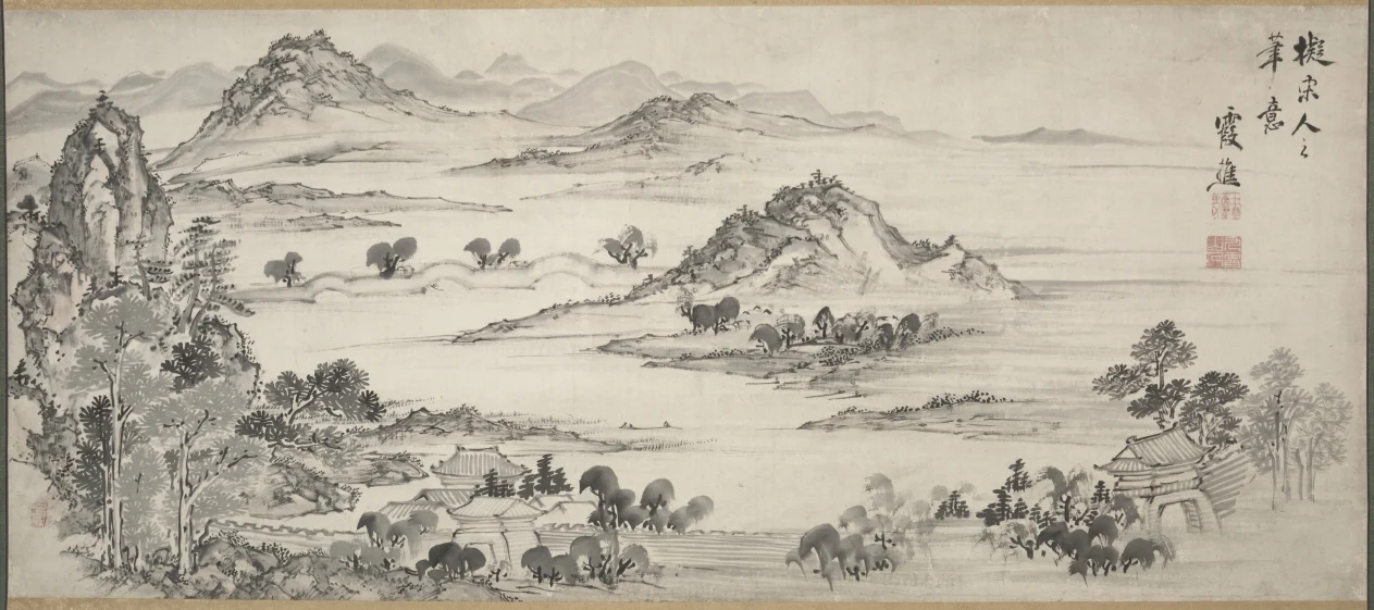 West Lake — Ike Taiga (Japanese, 1723–1776)