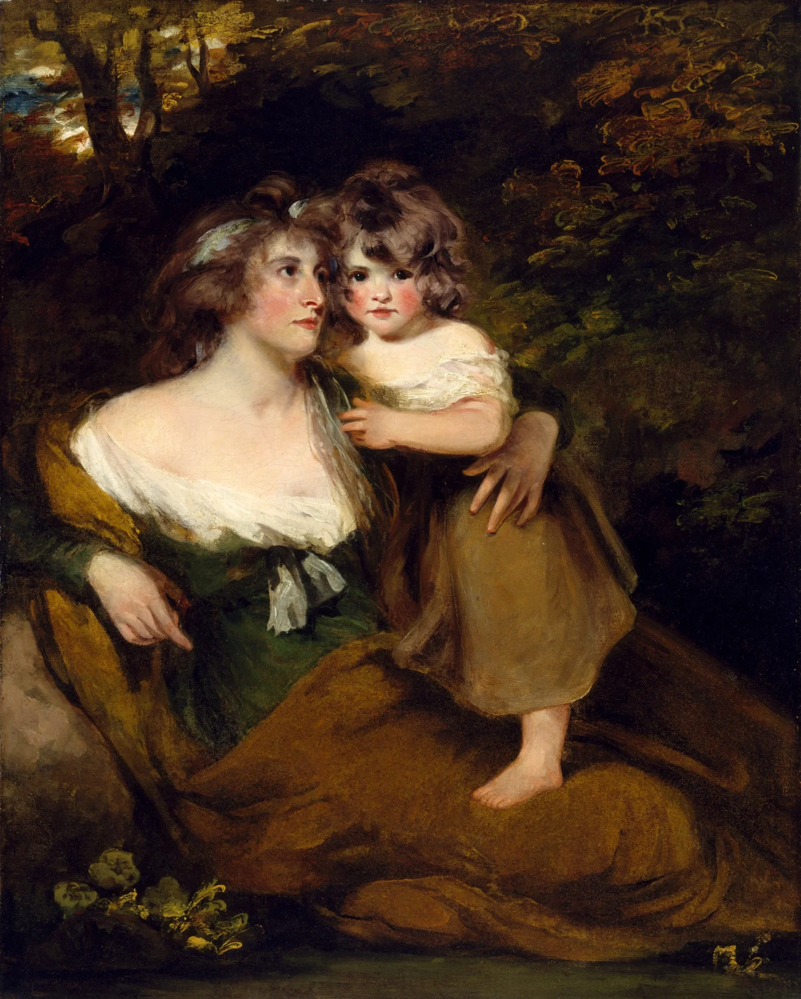 The Countess of Darnley and her Daughter, Lady Elizabeth Bligh — John Hoppner