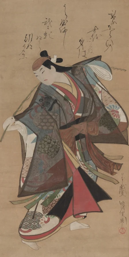 Sanjo Kantaro II in the Role of Urashima Taro — Kaigetsudō Ando (Japanese, c. 1671–1743)