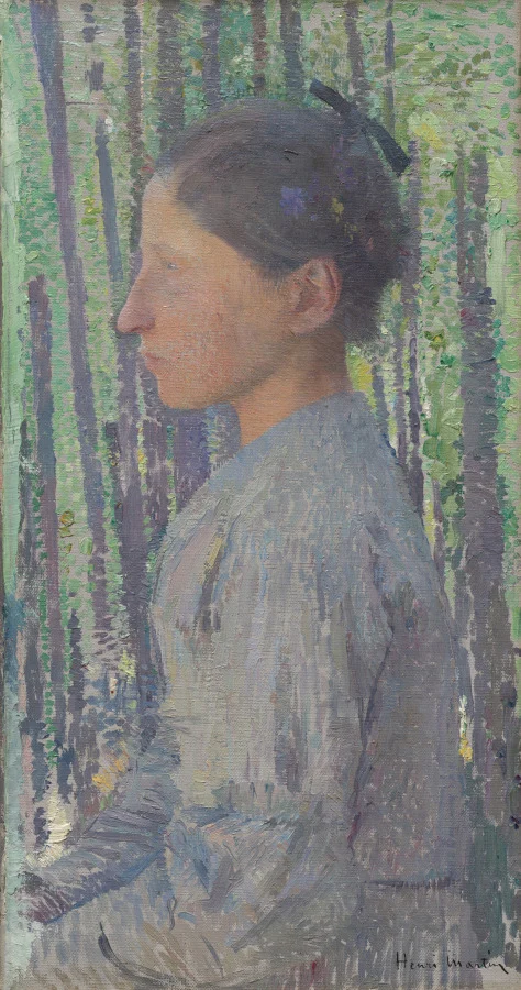 Woman in Profile — Henri Jean Guillaume Martin (French, 1860–1943)