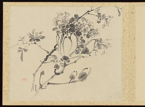 "Refined Elegance in the Four Seasons" (Shiji seiga), Album of Flower Paintings
