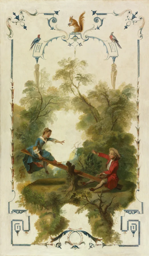 The See-Saw — Nicolas Lancret (French, 1690–1743)