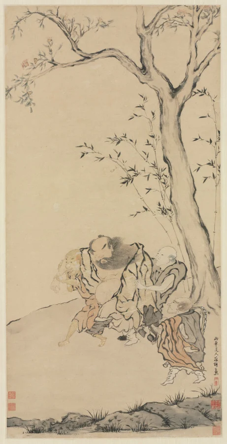 Zhong Kui Supported by Ghosts — Luo Ping (Chinese, 1733–1799)