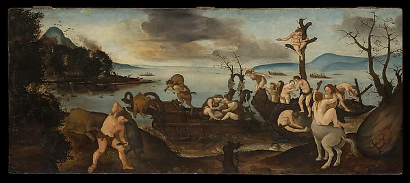 The Return from the Hunt — Piero di Cosimo (Piero di Lorenzo di Piero d'Antonio)
