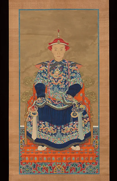 Portrait of Qianlong Emperor As a Young Man — Unidentified artist