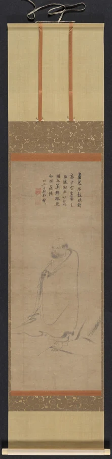 Bodhidharma Crossing the Yangzi on a Reed