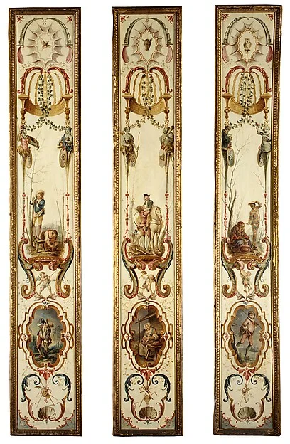 January and February (part of a set illustrating the months of the year)