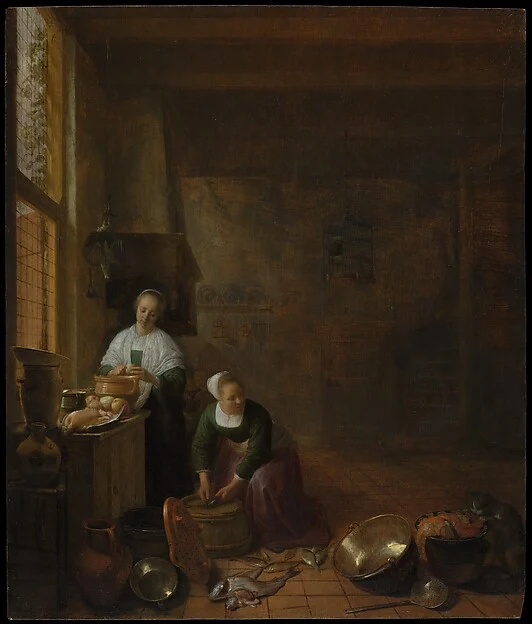 A Kitchen — Hendrick Sorgh