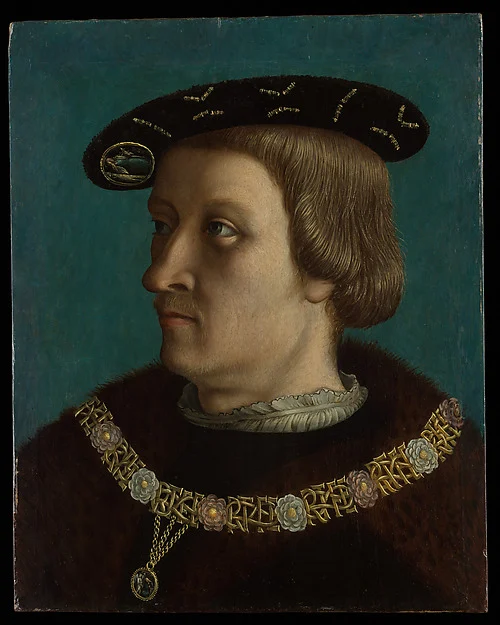 Portrait of a Man Wearing the Order of the Annunziata of Savoy — French Painter