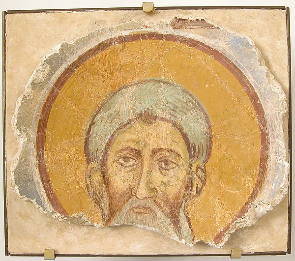 Wall Painting of a Male Saint