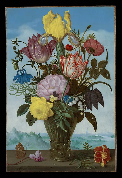 Bouquet of Flowers in a Roemer