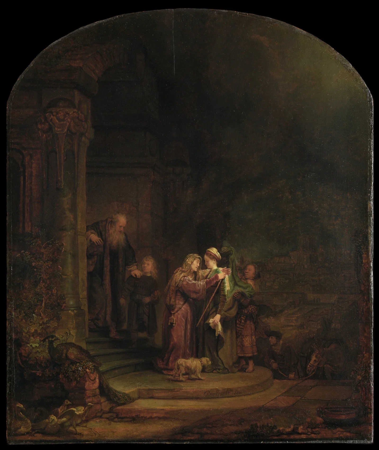 The Visitation — REMBRANDT HARMENSZ. VAN RIJN